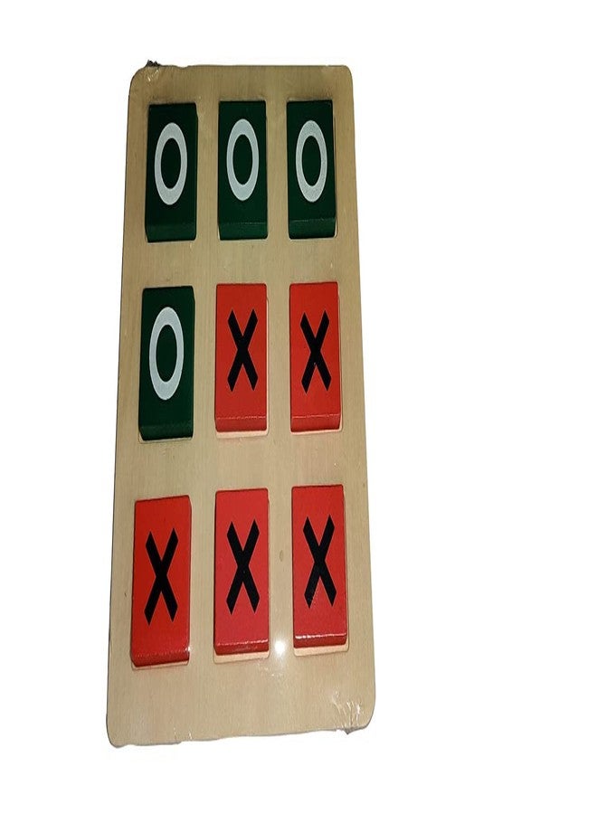 Qwick Click Tic Tac Toe:Classic Wooden A Timeless Game of Strategy and Fun for The Kids and Family(Tic-Tac-Toe) - Image 2